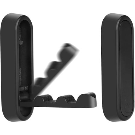 2 stk. Veggmonterte Kleshengere Uttrekkbare, Metall Sammenleggbar Veggkrok Veggmontert Klesstativ Kroker for Oppheng av Jakker Skjerf, Håndvesker og 