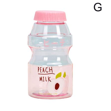 450 Ml Bärbar Söt Tecknad Kawaii Mjölkformad Dricksvattenbot