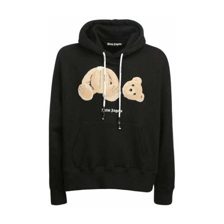 Palm Angels, Hoodies Czarny, Mężczyzna, Rozmiar: L