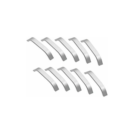 10 kpl:n kaapin vetimet - hopeiset keittiön kaapin vetimet 128 mm:n kaapin vetimet