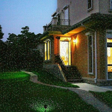 LED-punainen ja vihreä suihkusuihkuprojektorin vedenpitävä lamppu