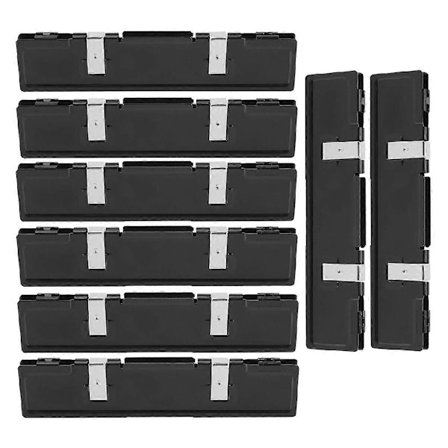 8 kpl Alumiiniset PC-muistin jäähdytyslevyt Shim Spreader Cooler Jäähdytys DDR RAM -muistille Pöytätietokoneen muistin jäähdytin DDR2 DDR3 DDR4