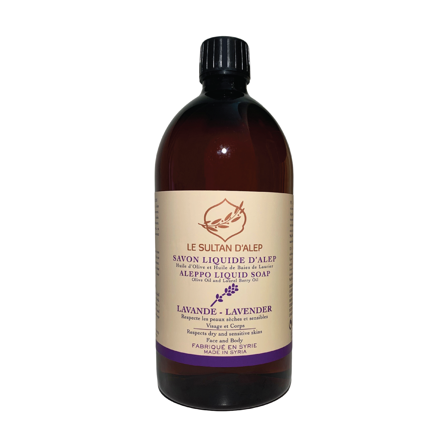 Aleppo Hand Wash Lavender, 1000 ml