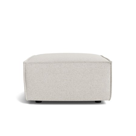 Modesto Creme Lyon puf: Moderne Siddekomfort - 86x98x44cm - Elegant Design, Rene Linjer - Perfekt til Afslapning