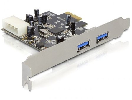 Delock PCI Express card > 2x USB 3.0 - USB-adapter - PCIe - USB 3.0 x 2