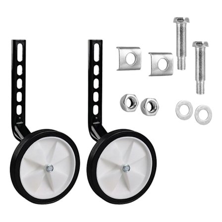 Justerbara cykelstödhjul barncykel träningshjul 12-20 tum barn bärbara praktiska bakhjul för pojkar, utomhus