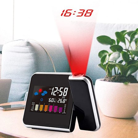 LED Digital Smart Alarm Clock Elektronisk USB