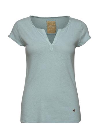 Troy Tee Ss T-shirt Top Grøn MOS MOSH