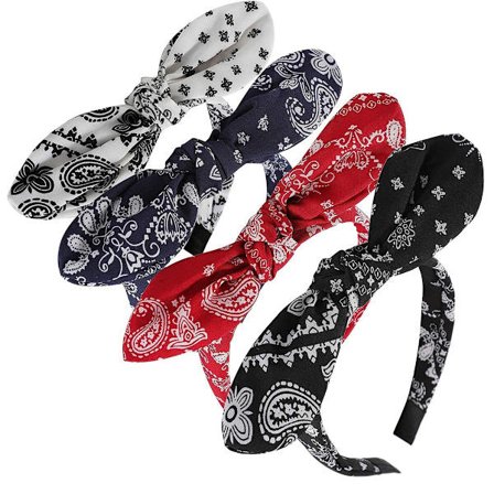 4 kappaletta bandana-pantoja naisille, rusettipantoja naisille KLB