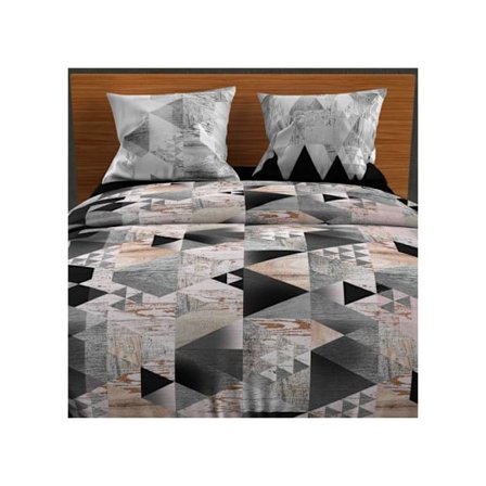 Påslakanset 240X220 cm NORDIQUE antracit, 100% bomull