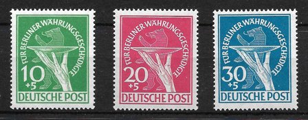 Berlin 1949 - AFA 68 - 70 - Ubrugt