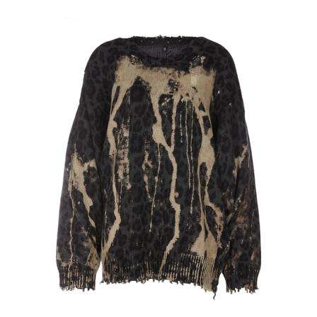 R13, Round-neck Knitwear Czarny, Kobieta, Rozmiar: L