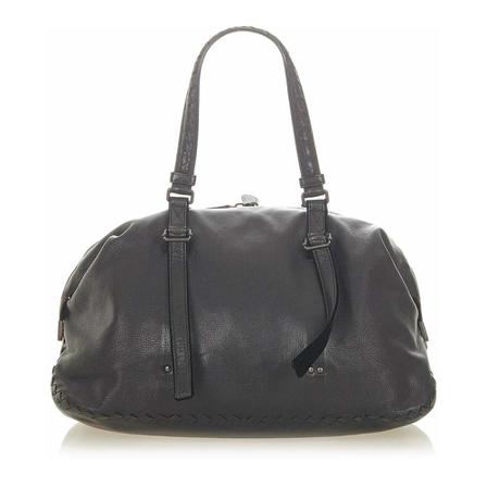 Bottega Veneta Vintage, Pre-owned Shoulder Bags Zwart, Dames, Maat:ONE Size