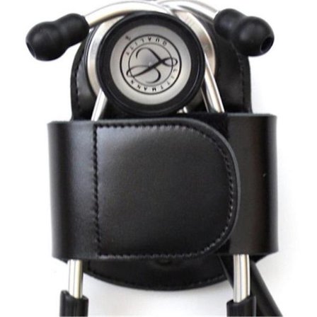 Premium Läder Handgjord Clip-on Stetoskop Höfthållare; Inget Mer Bärande Runt Halsen, Förlust eller Felplacering