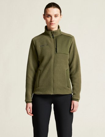 Craft Adv Explore Pile Fleece Jacket W - Green - S