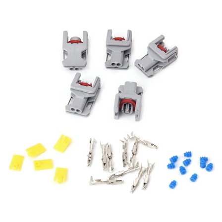 5 sæt 2-benet vandtæt stik til DELPHI 10811963 brændstof til DIESEL injektor F