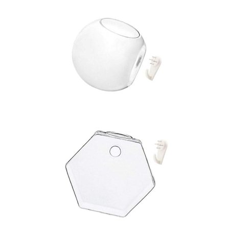 2 stk. 13 cm 12 cm glasvægophængte sukkulentplantepotter indendørs altan kurv