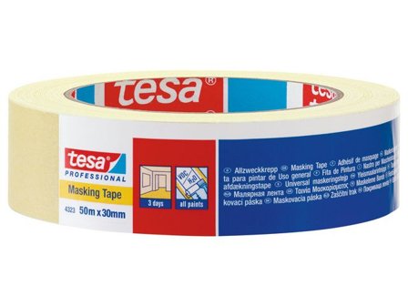 tesa Maskeringstejp 4323 30mmx50m - Lyreco - Emballage och lagerutrustning - Packtejper - Maskeringstejp