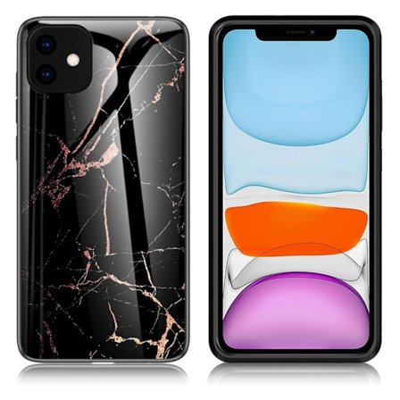 Fantasy Marmor iPhone 11 skal - Svart
