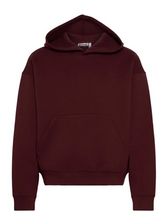 Weekday Simon Scuba Hoodie - Burgundy - XL
