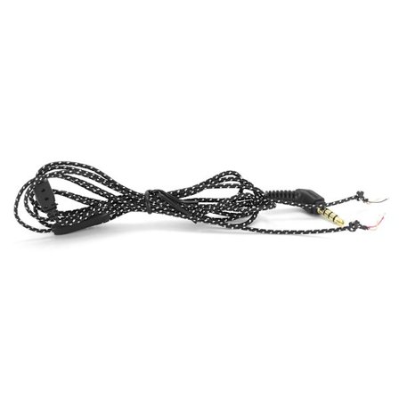 Oppgrader DIY Nylon Headset Kabler for KOSS PortaPro PP Bærbar Hodetelefon Kabel Headset Reparasjonslinjer Erstatningsledning