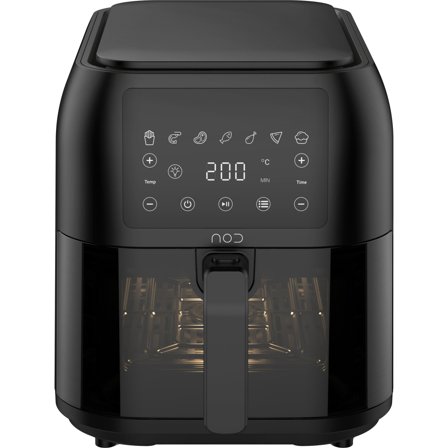 Nod XXL Slim Airfryer 8L med vindue - Sort | KitchenOne