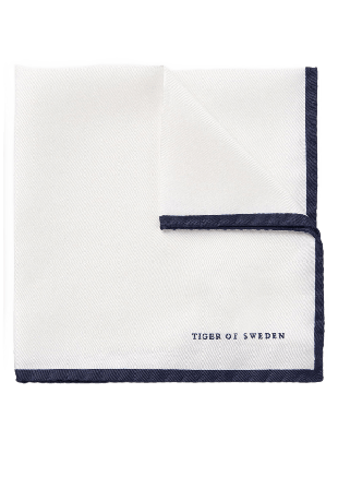 Tiger of Sweden Luserna Sidennäsduk Näsdukar Herr Vit ONESIZE