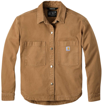 Carhartt Workwear Carhartt W's Heavyweight Duck Overshirt Carhartt Brown