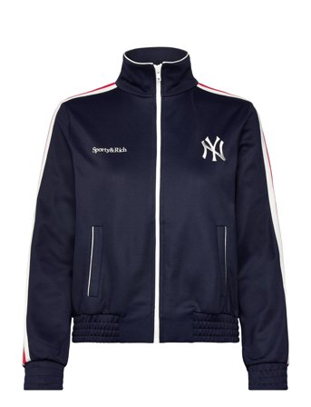 Sporty & Rich Yankees Serif Track Jacket - Navy - M