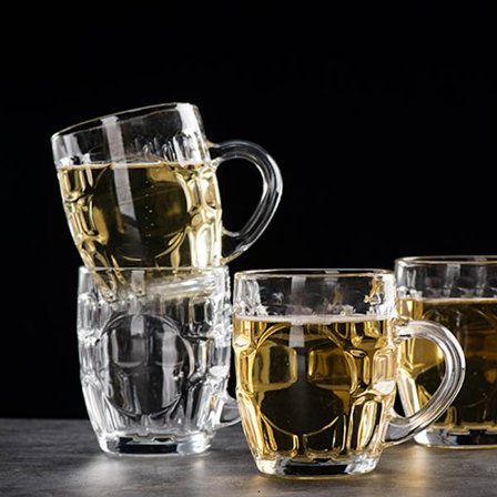 Stor øl krus med håndtag, 560 ml, stor fadøl krus