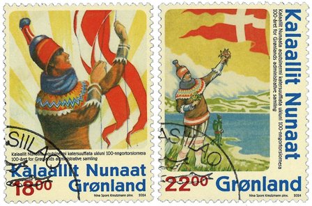 Grønland - HAFNIA 24 - Stemplet sæt 2v