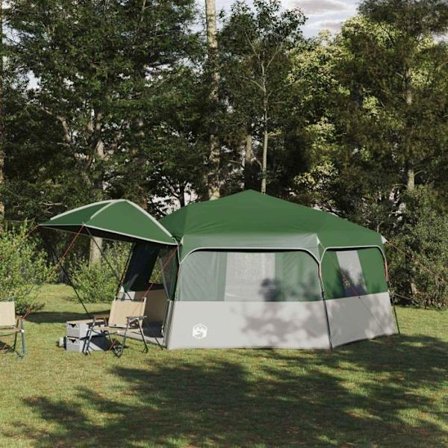Vidaxl Tält för camping Instant Tent ALTA Grön 458 x 458 x 230 cm Stål