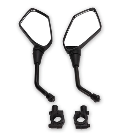 Motorcykel Styrstangsspejl Endespejl Bagudvendt Spejl Udskiftning til NINJA400 Z900 Z1000 NINJA250