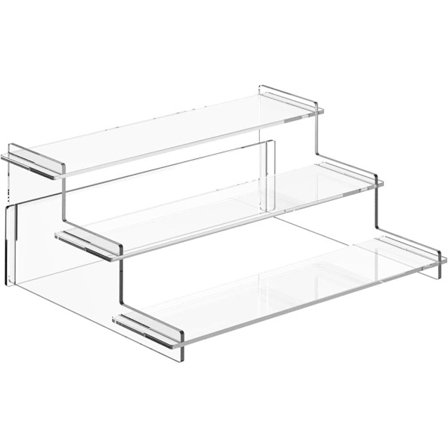 3-lags akryl display stand - Klar cupcake stand & parfume organizer | Display hylde til figurer & samleobjekter | Dessert stand til F