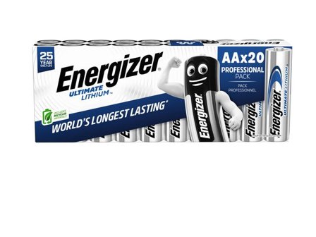 Energizer Batteri Ultimate AA 20/fp - Lyreco - Kontorsmaskiner > Batterier > AA