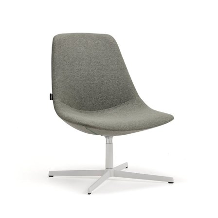 Nojatuoli LANGLEY, valkoinen/vihreänharmaa