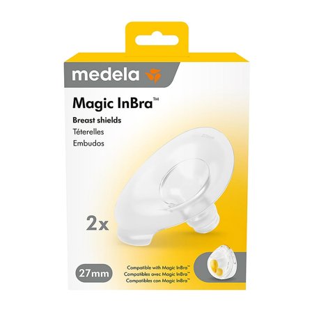 Medela Magic InBra Brysttragte 27 mm 2 stk., Børn & Forældre, Amning & Flaske, Tilbehør Til Brystpumper
