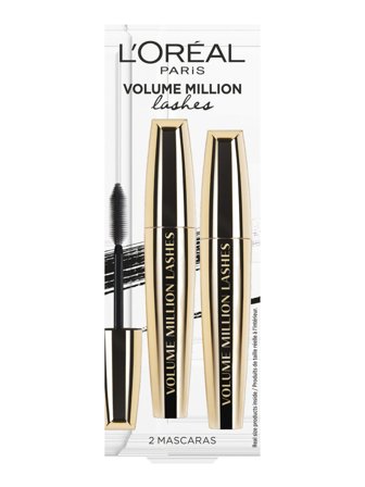 L'Oréal Paris Make-Up Set Volume Lashes Set cont.: Mascara N° 1 Black 2x 11 ml 1.0items