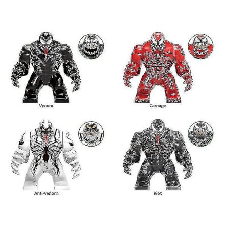 4 st Venom Riot Montering Leksaker Barn Montering LeksakerDB