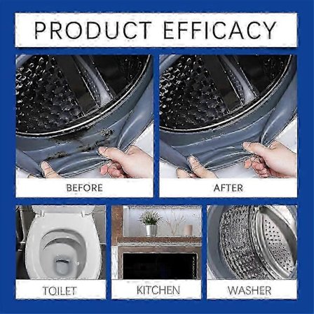 Tvättmaskin Gummiring Rengöringsgel Stark Rengörings Dekontamineringsgel[D]