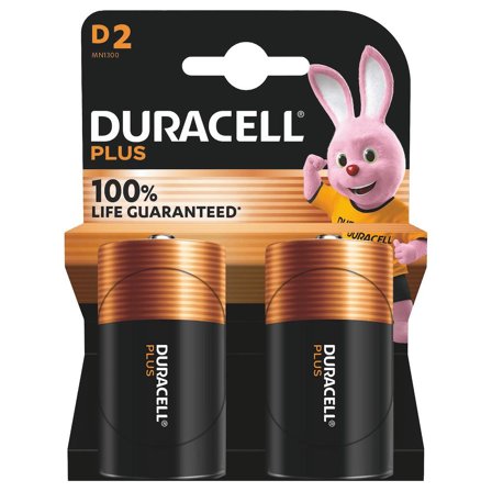 Duracell Plus 100 D Single-Use Battery