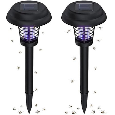 1 kpl Hyönteisten Tappaja Ulko-aurinkoenergiainen Hyttysen Ansa Lamppu UV LED
