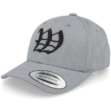 Kiddo Cap - Grey adjustable Czapka Z Daszkiem - Kids W Letter 3d Heather Grey Adjustable @ Hatstore