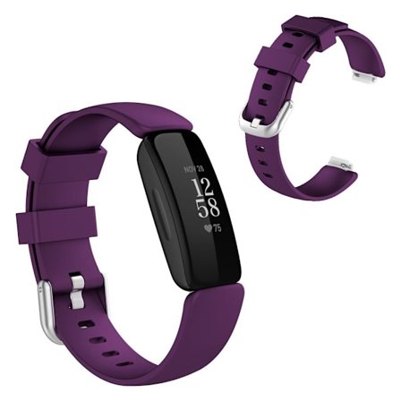 Fitbit Inspire 2 simple watch band - Dark Purple / Size: L