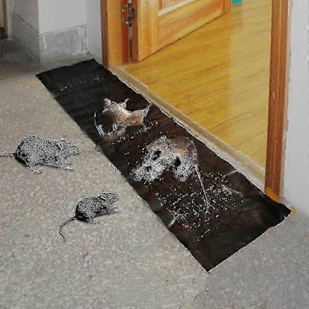 Extra Stora Råttlimfällor - 1/5/10-pack Kraftiga Klistermusmattor för Muskontroll, 120x28 cm Giftfria Skadedjursfällor