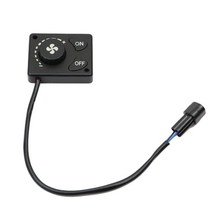 Bilvarmeapparat Kontrollerknapp Bryter DC 12V 24V Tilbehørsdel for Lastebil Kjøretøy Skip