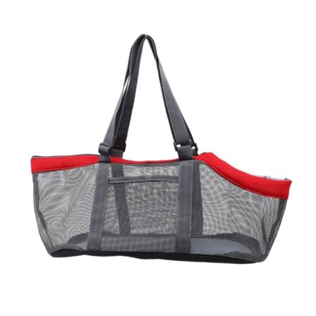 Liten husdjursbärsele Utgående katter mångsidig handväska Hundvandringsreseväska Gray red