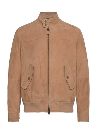 Suede Harrington Jacket Brown GANT
