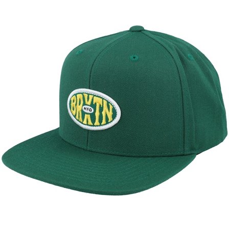 Brixton - Grøn snapback Kasket - Largo Mp Snpk Deep Emerald Snapback @ Hatstore