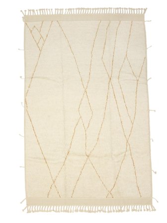 Annodato A Mano Berber Style Tappeto 204X311 Di Lana Giallo/Arancione